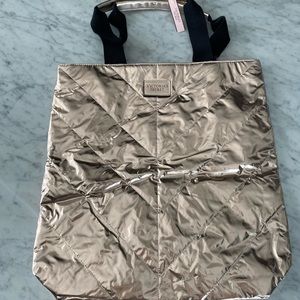 Brand New Victoria Secret Rose Gold Tote